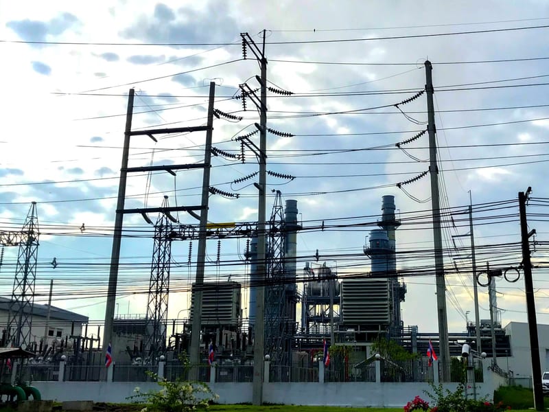 TNB power plant and electricity infrastructure